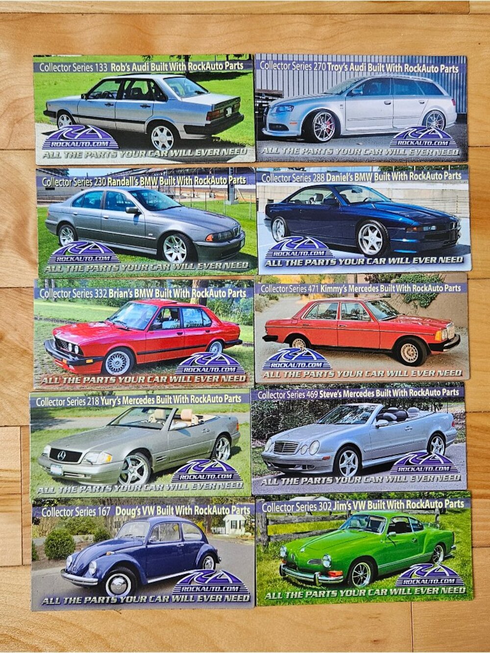 10 pc ROCKAUTO MAGNET LOT